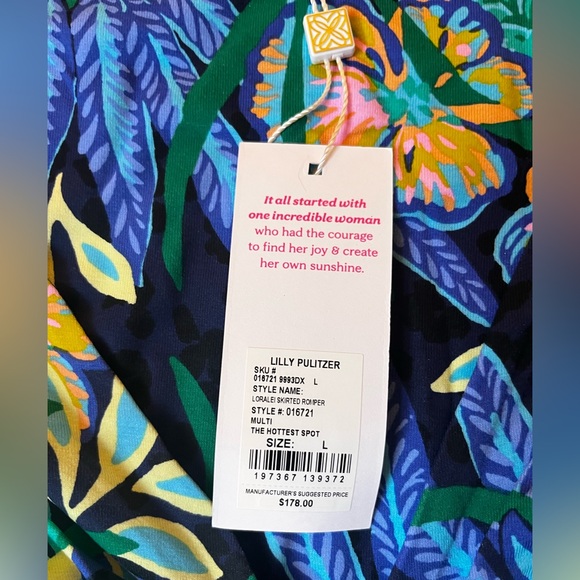 Lilly Pulitzer Loralei Skirted Romper - Picture 3 of 3